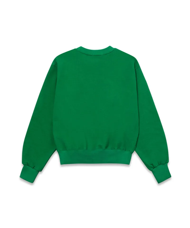 MACKY Golf: Washing Pigment Sweatshirt - Green