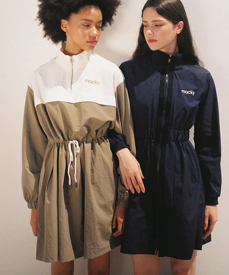MACKY Golf: Whio Anorak Dress - Khaki