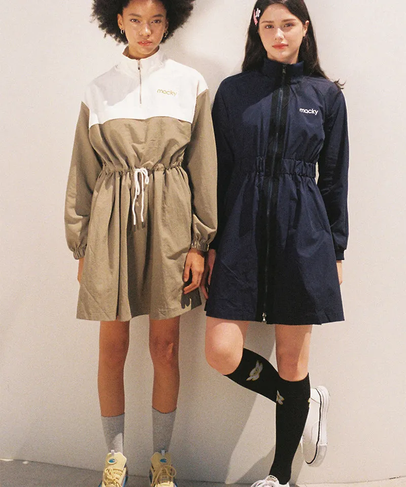 MACKY Golf: Whio Anorak Dress - Khaki