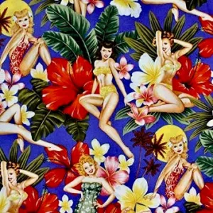 Mahalo Girls on blue