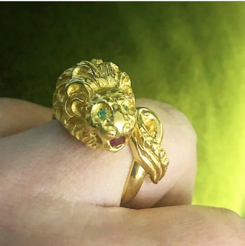 Matthia's & Claire Etrusca Lion Ring