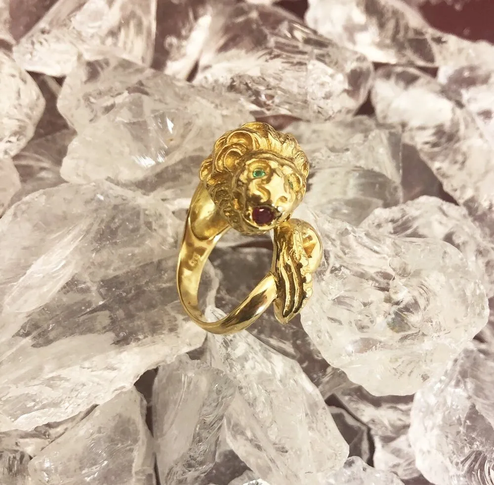 Matthia's & Claire Etrusca Lion Ring