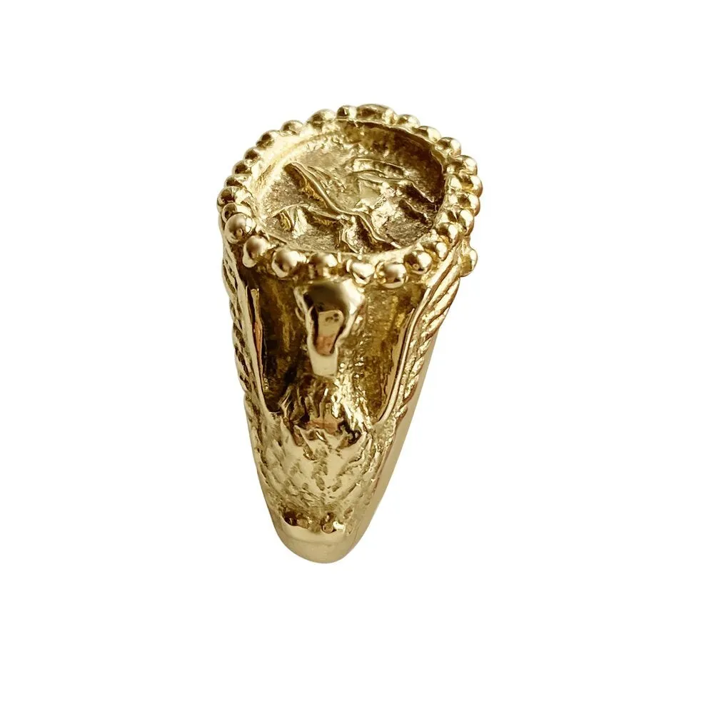 Matthia's & Claire Etrusca Pegasus Signet Ring