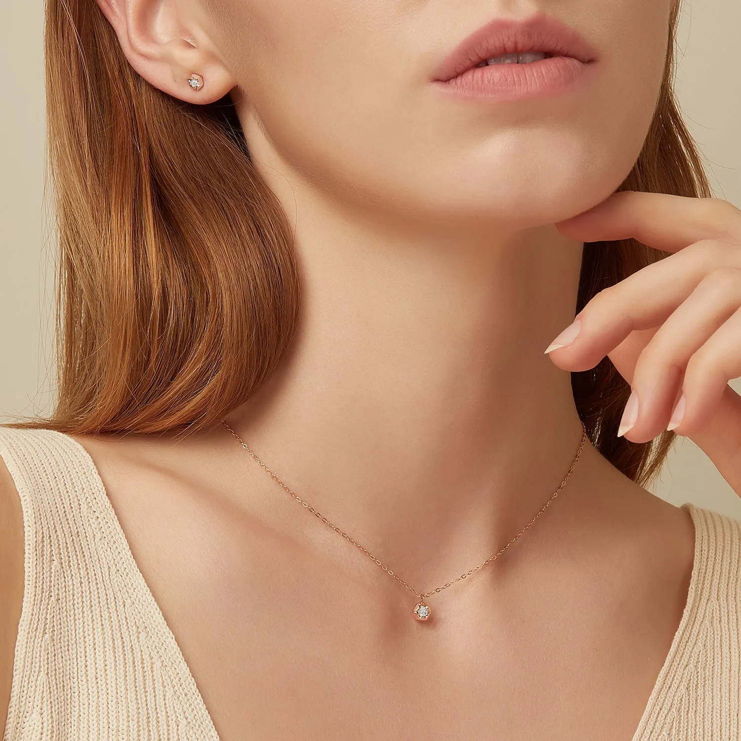 Miss. Doux Gold Necklace JDRNR4S31ZC