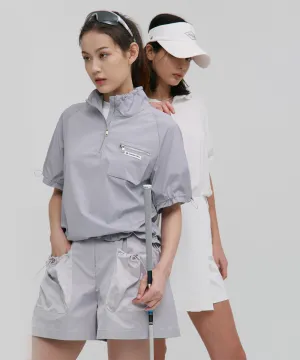Monday Flow Pocket Volume Shorts - Light Gray