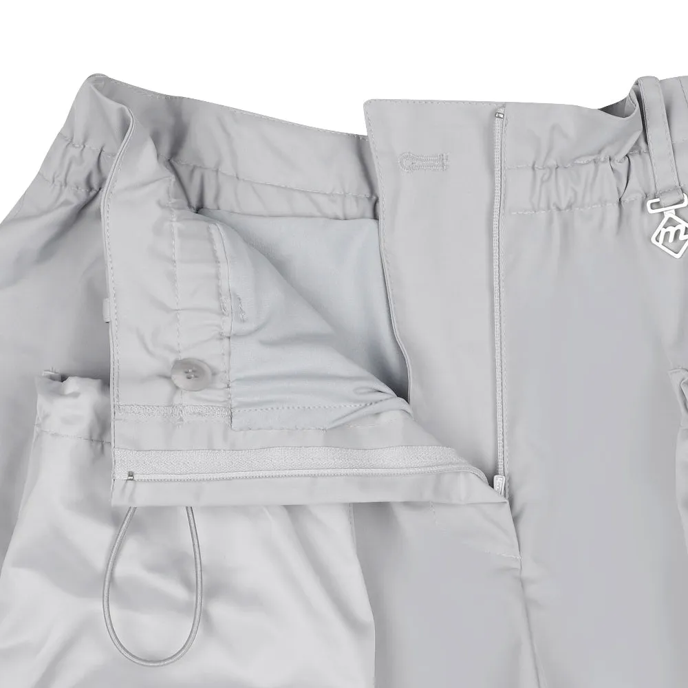 Monday Flow Pocket Volume Shorts - Light Gray