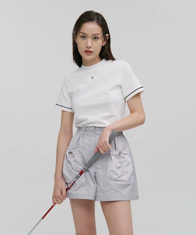 Monday Flow Pocket Volume Shorts - Light Gray