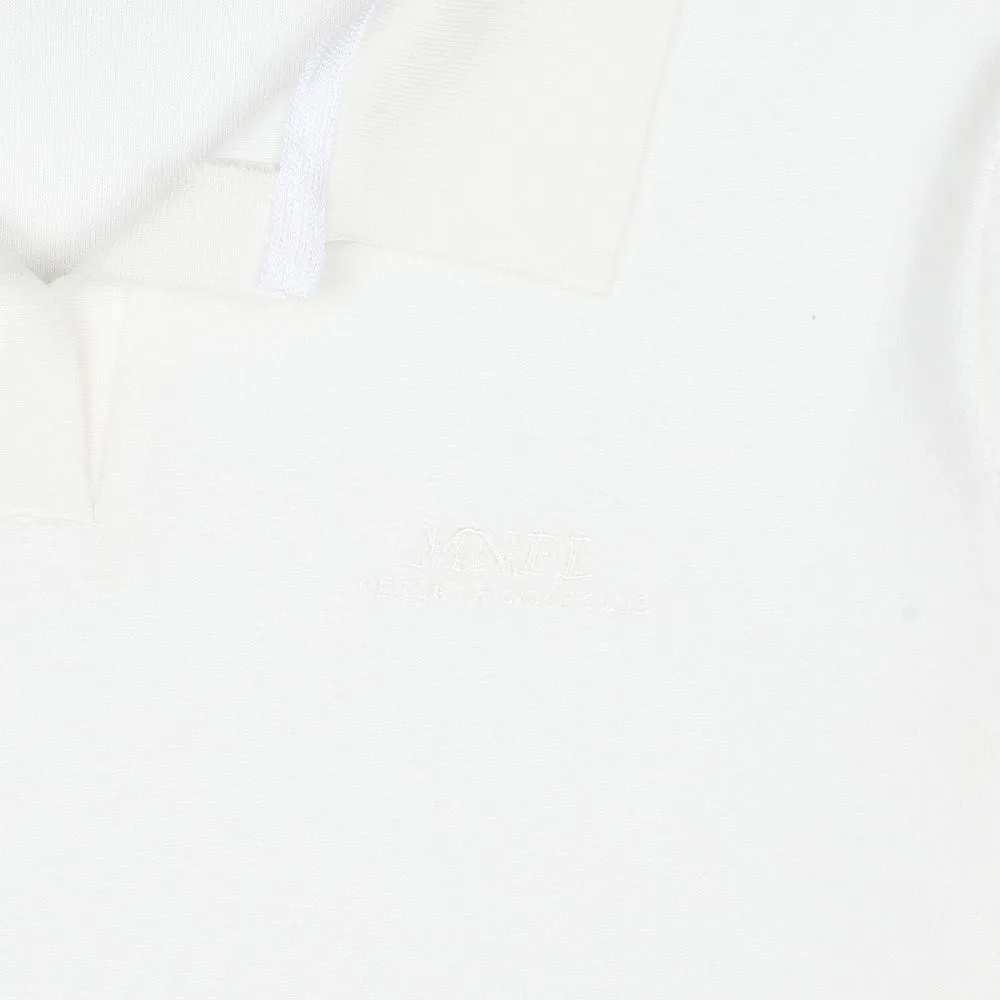 Monday Flow Terry Collar Top - White