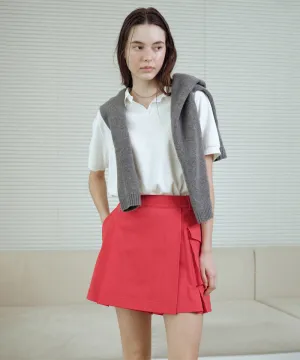 Monday Flow Terry Collar Top - White