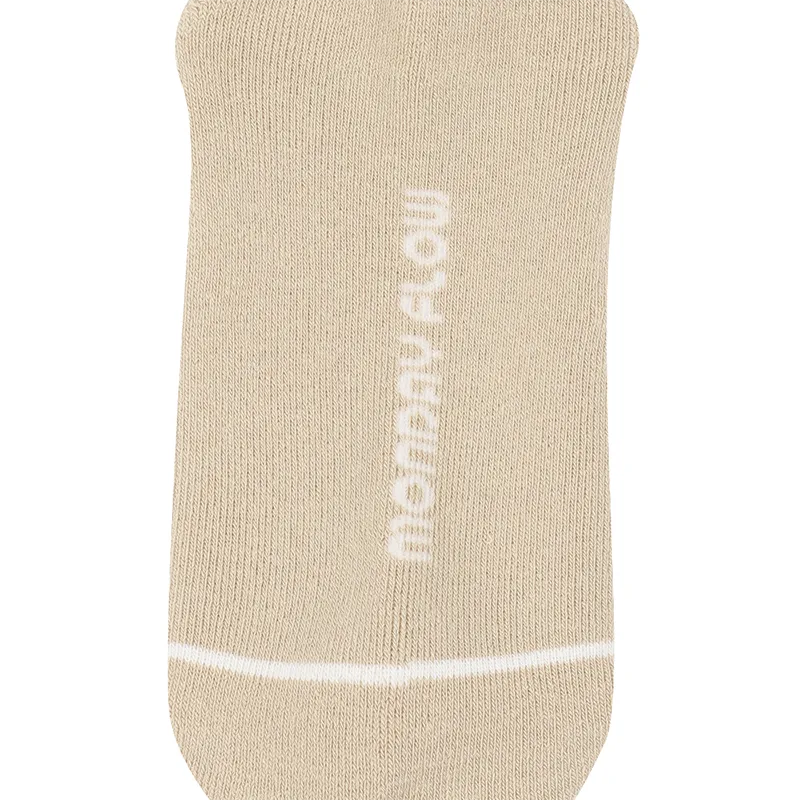 Monday Flow Women's Striped Knee Socks - Beige