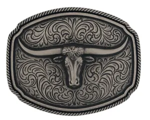 Montana Silversmiths Belt Buckle Longhorn Soul