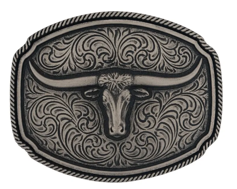 Montana Silversmiths Belt Buckle Longhorn Soul
