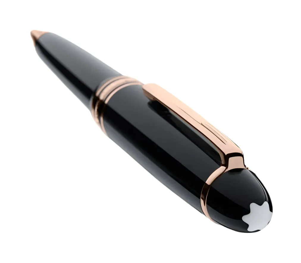Montblanc Meisterstuck LeGrand Black Rose Gold Coated Ballpoint Pen
