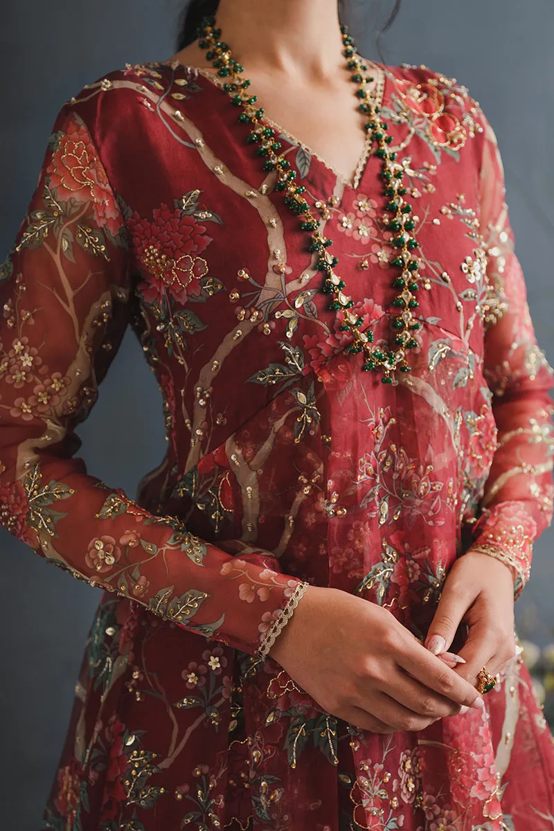 MUSHQ | LUXURY PRET PRINTED ORGANZA'23 | RUBY RADIANCE