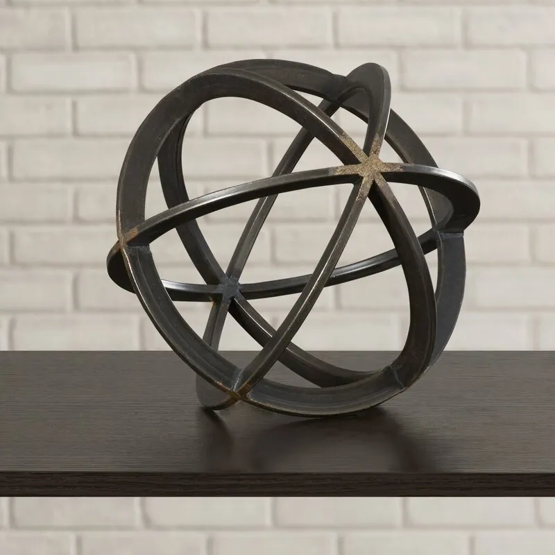 New Wayfair Williston Forge 10" H x 10" W x 10" D Gautreau Galenna Sculpture! Retails $82 