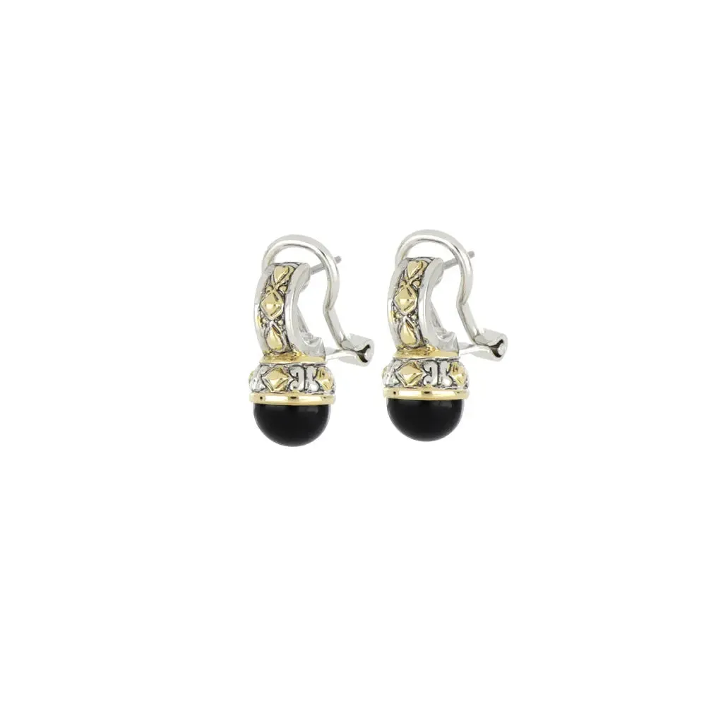 Ocean Images Collection - 10mm Omega Clip Earrings