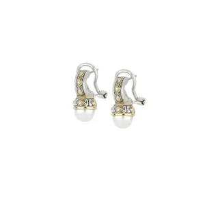 Ocean Images Collection - 10mm Omega Clip Earrings