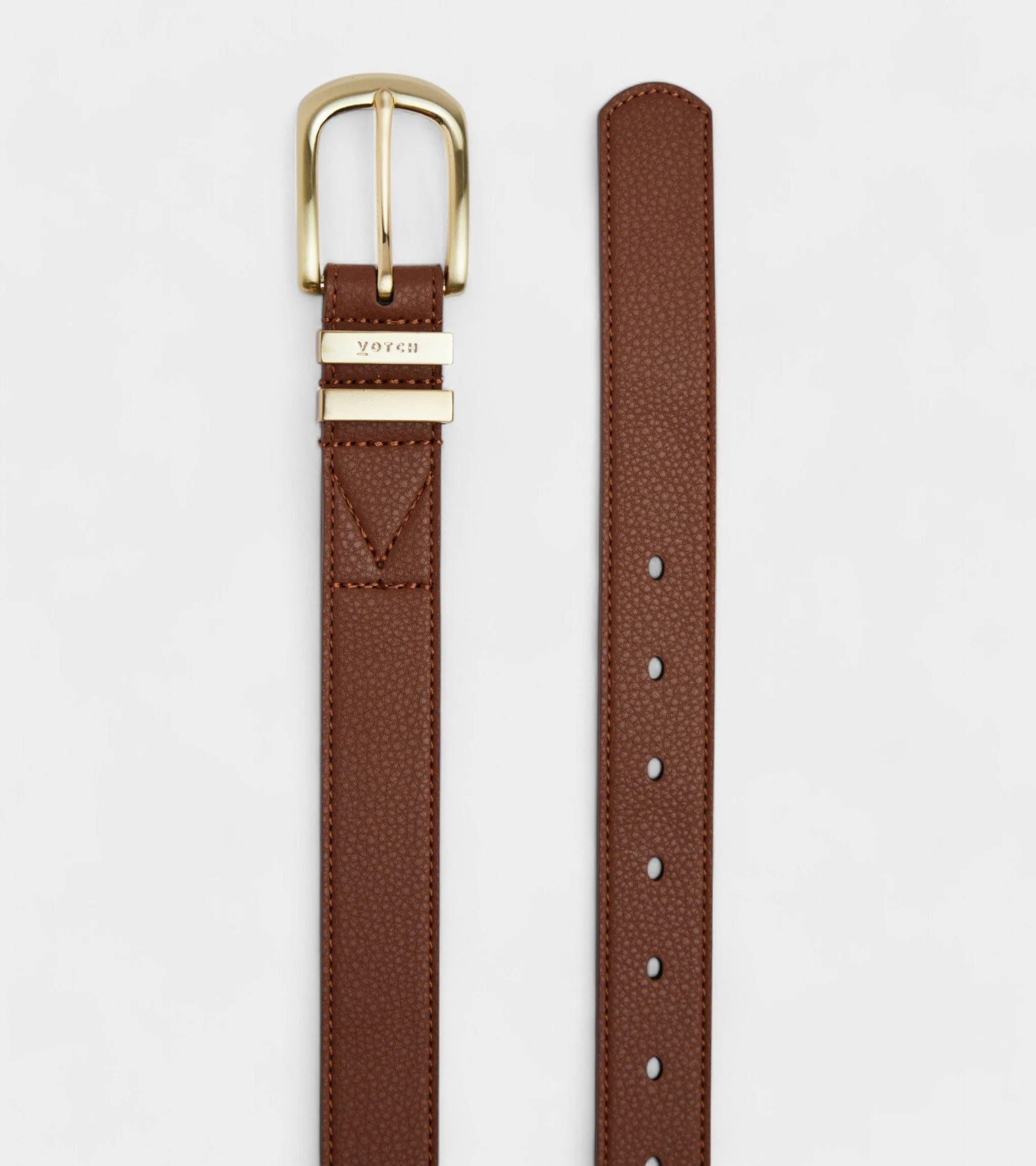 Olive Unisex Vegan Bio-Based Bamboo Classic Belt | Brown