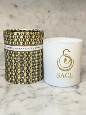 Onyx 8 oz Luxury Candle by Sage