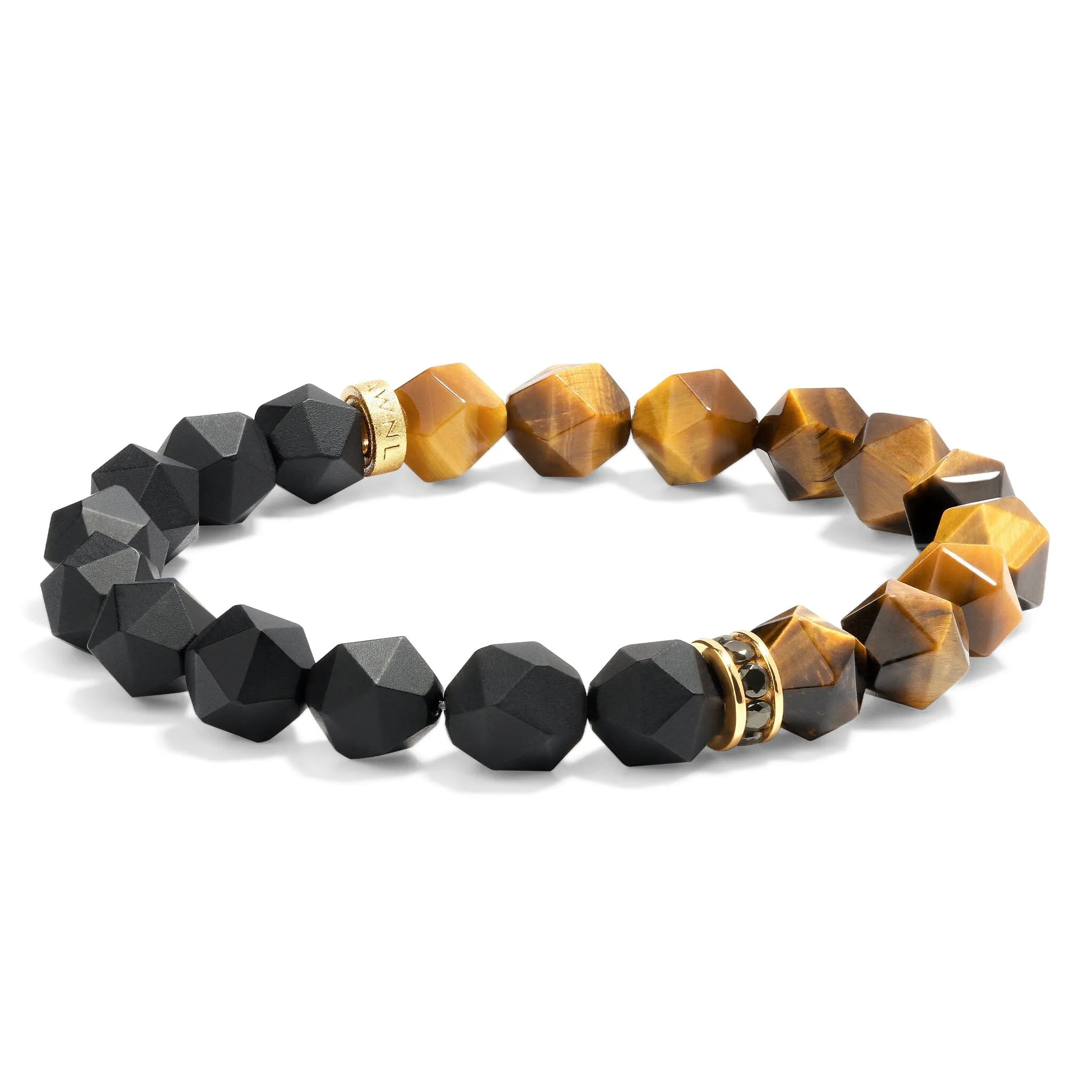 Onyx & Tiger Eye Bracelet