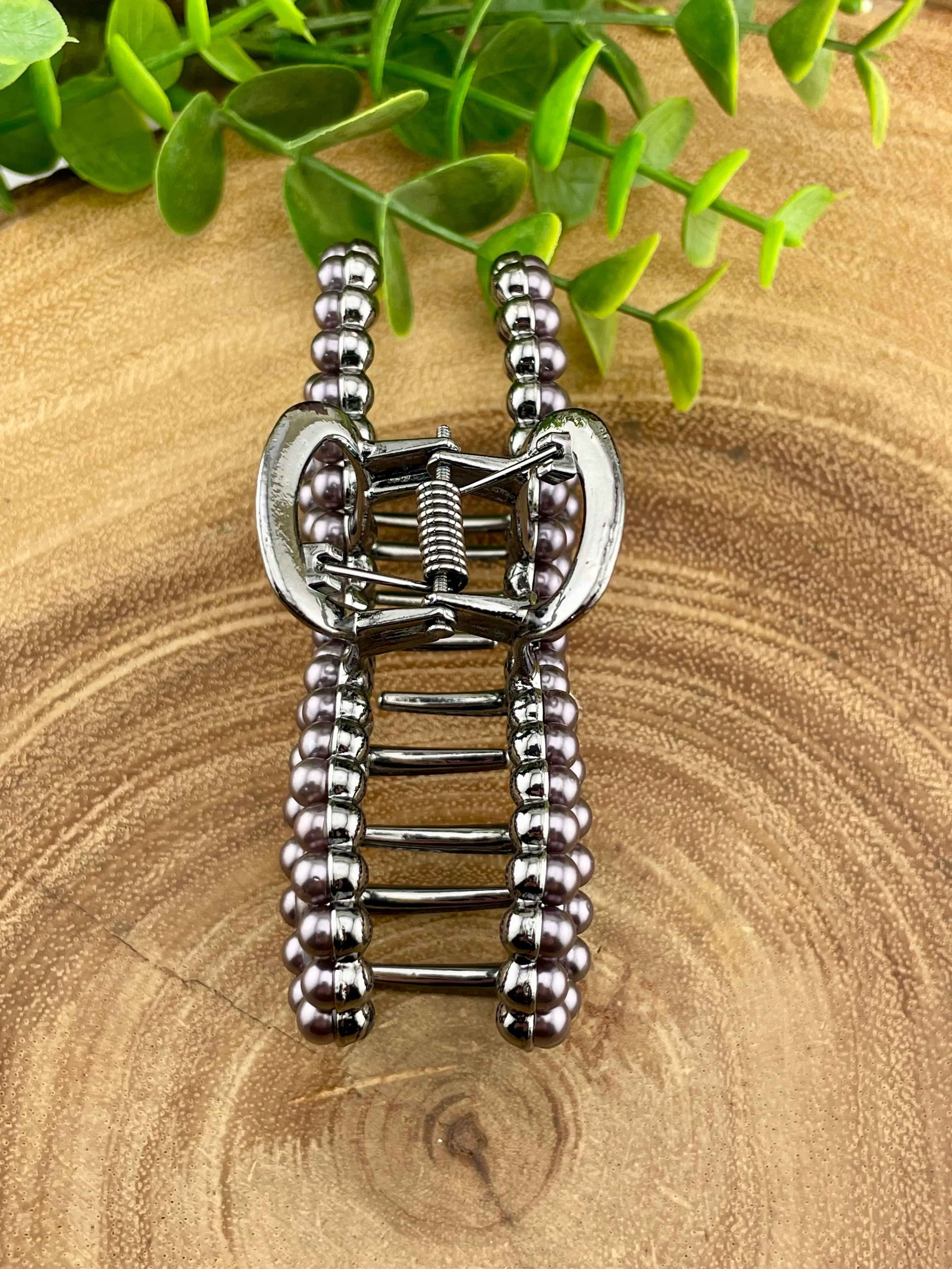 Parkland Beaded Claw Clip