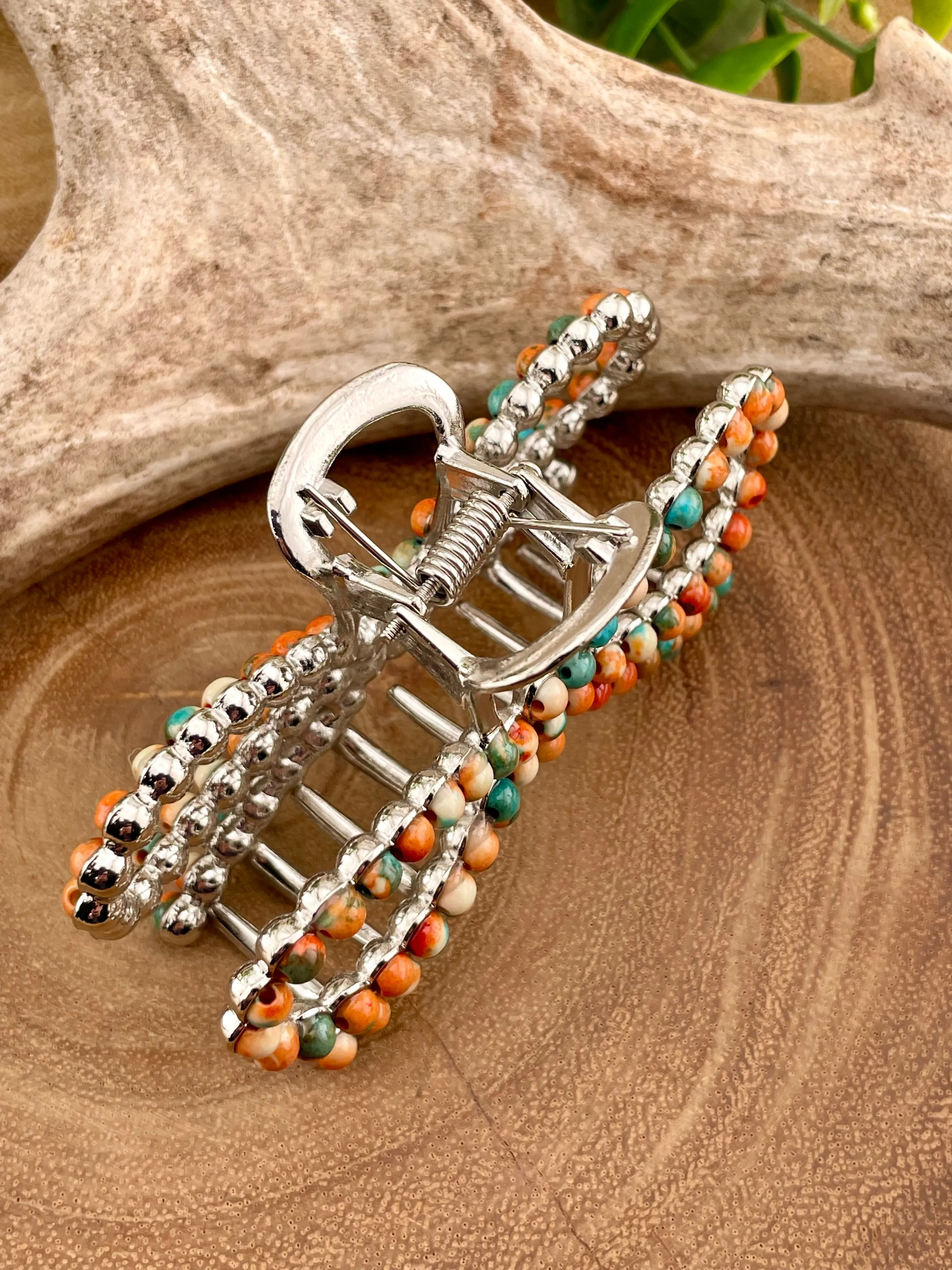 Parkland Beaded Claw Clip