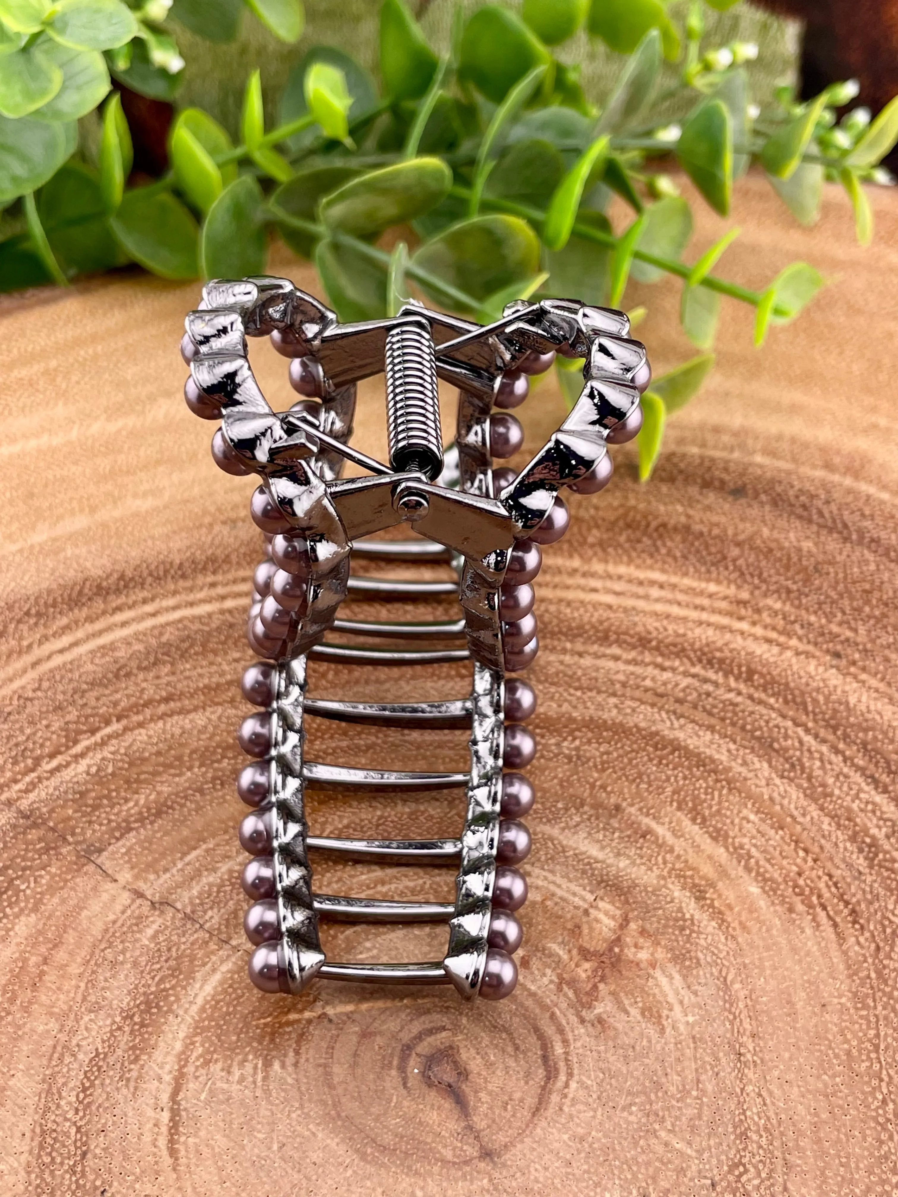 Parkland Beaded Claw Clip