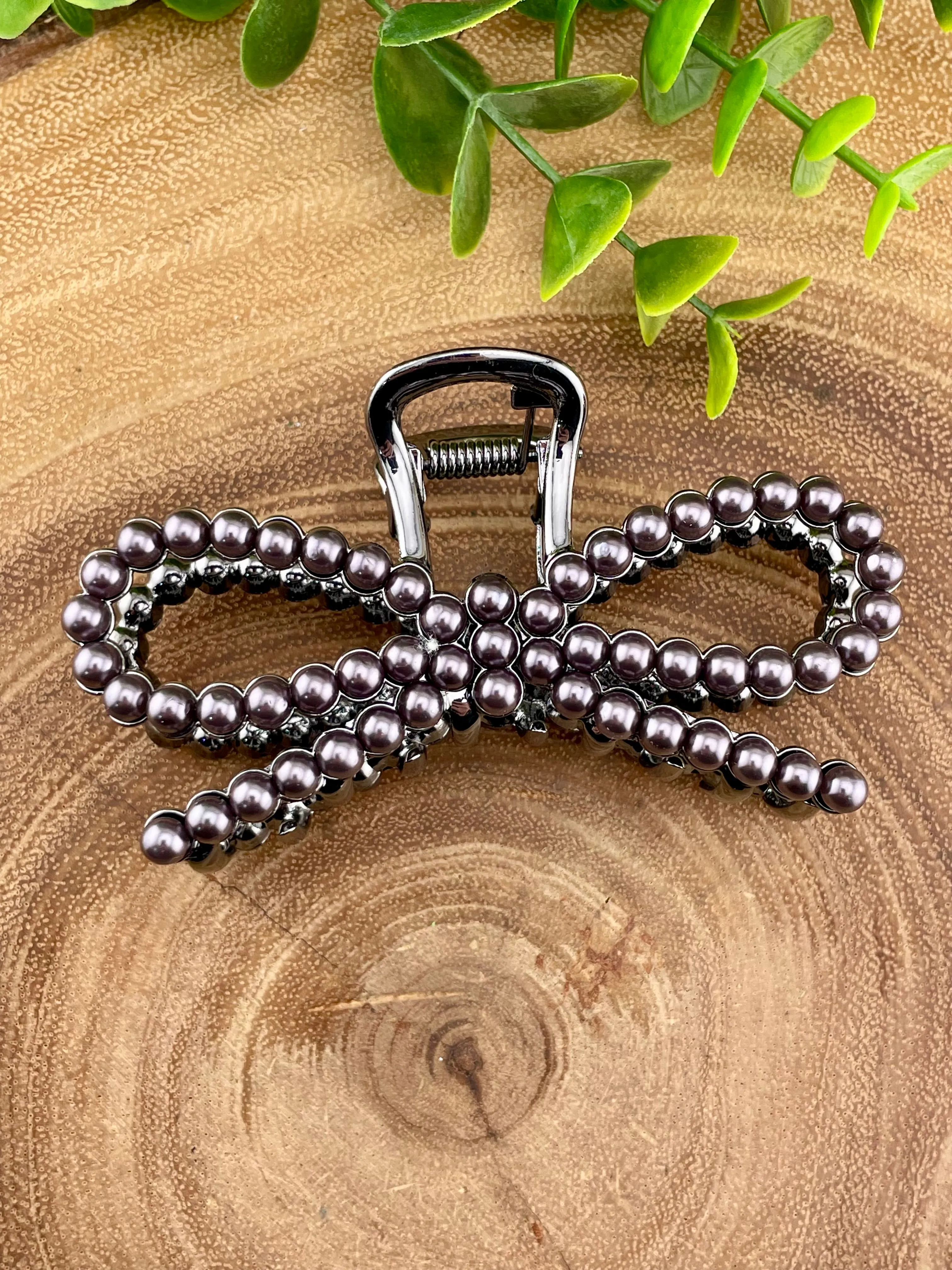 Parkland Beaded Claw Clip