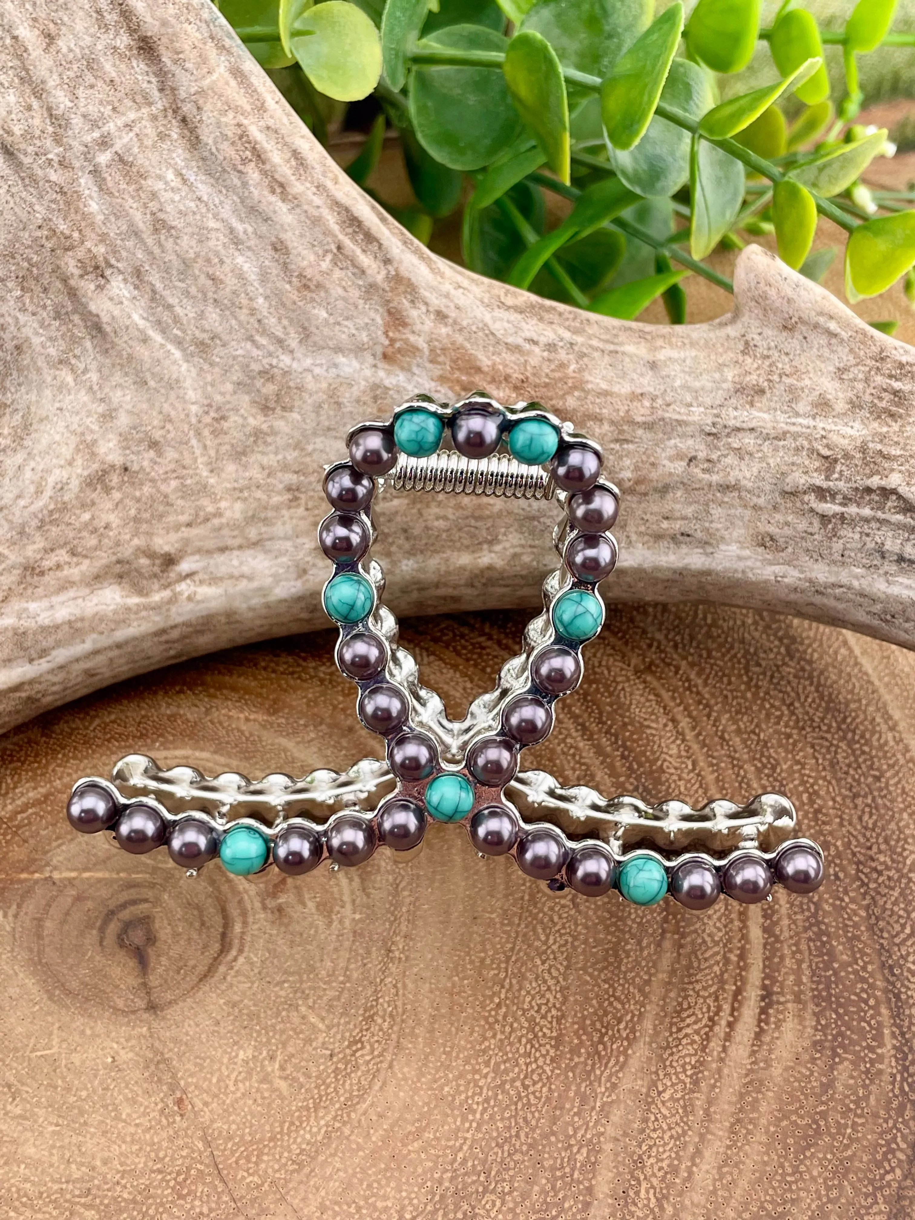 Parkland Beaded Claw Clip
