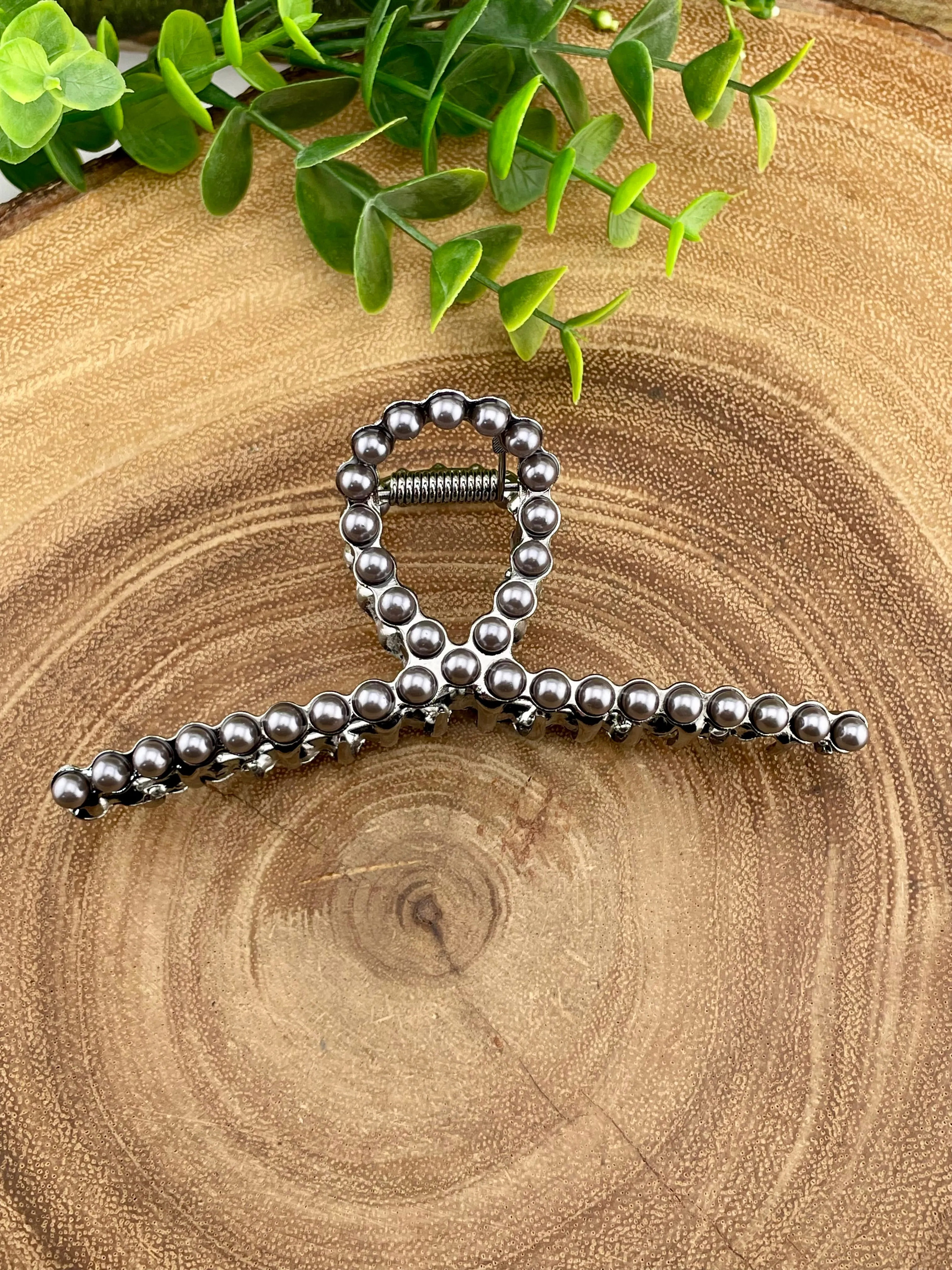 Parkland Beaded Claw Clip