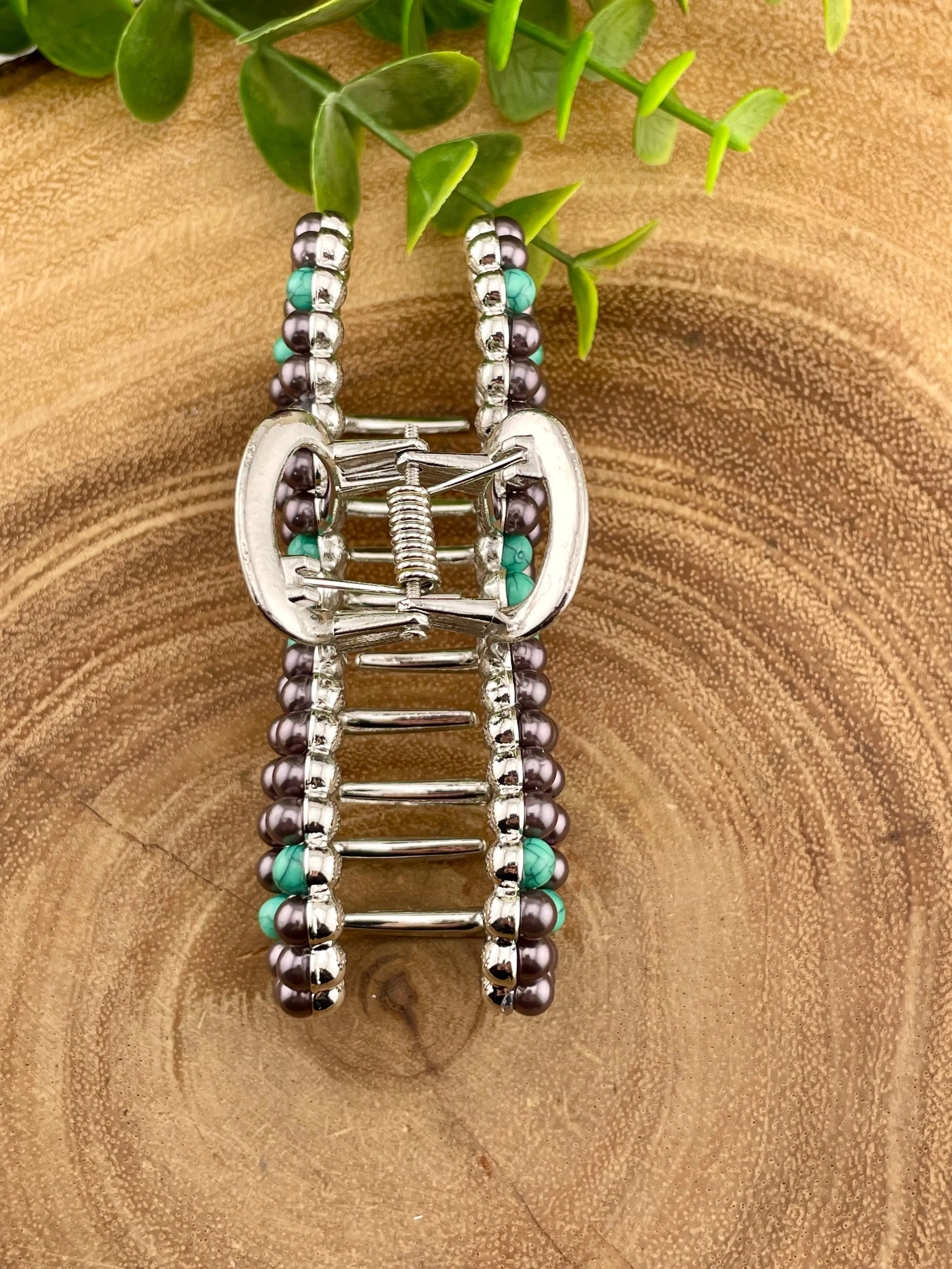 Parkland Beaded Claw Clip