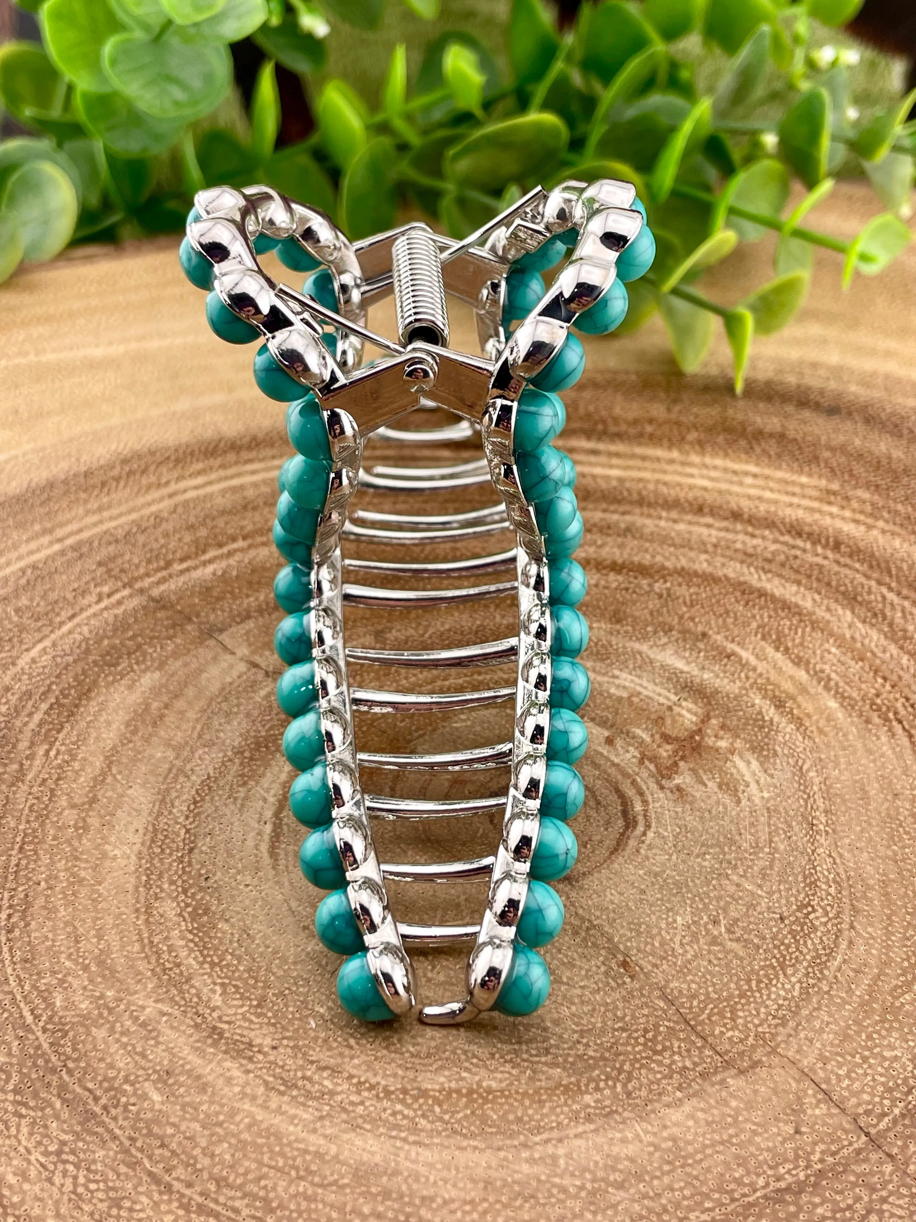 Parkland Beaded Claw Clip