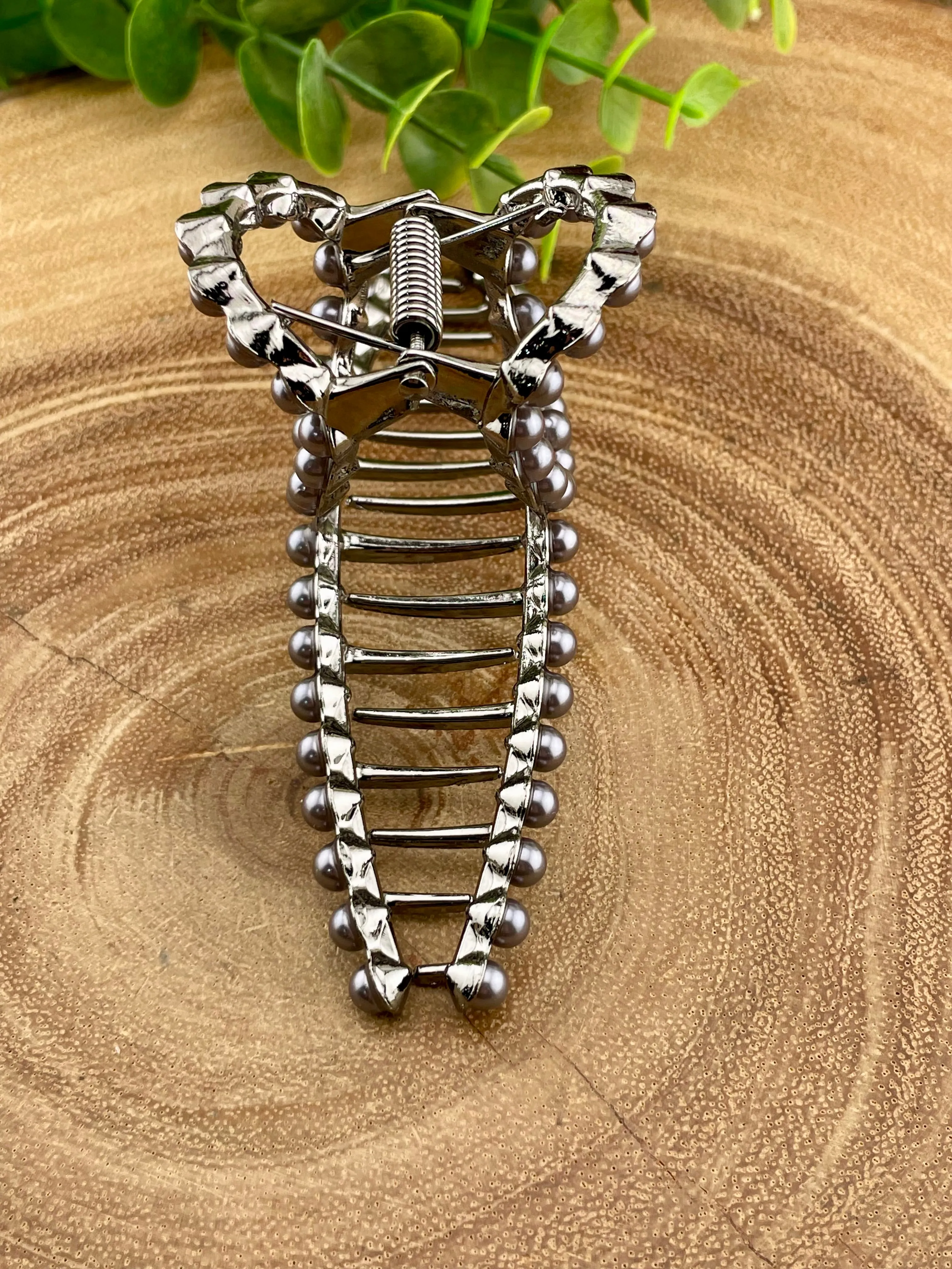 Parkland Beaded Claw Clip