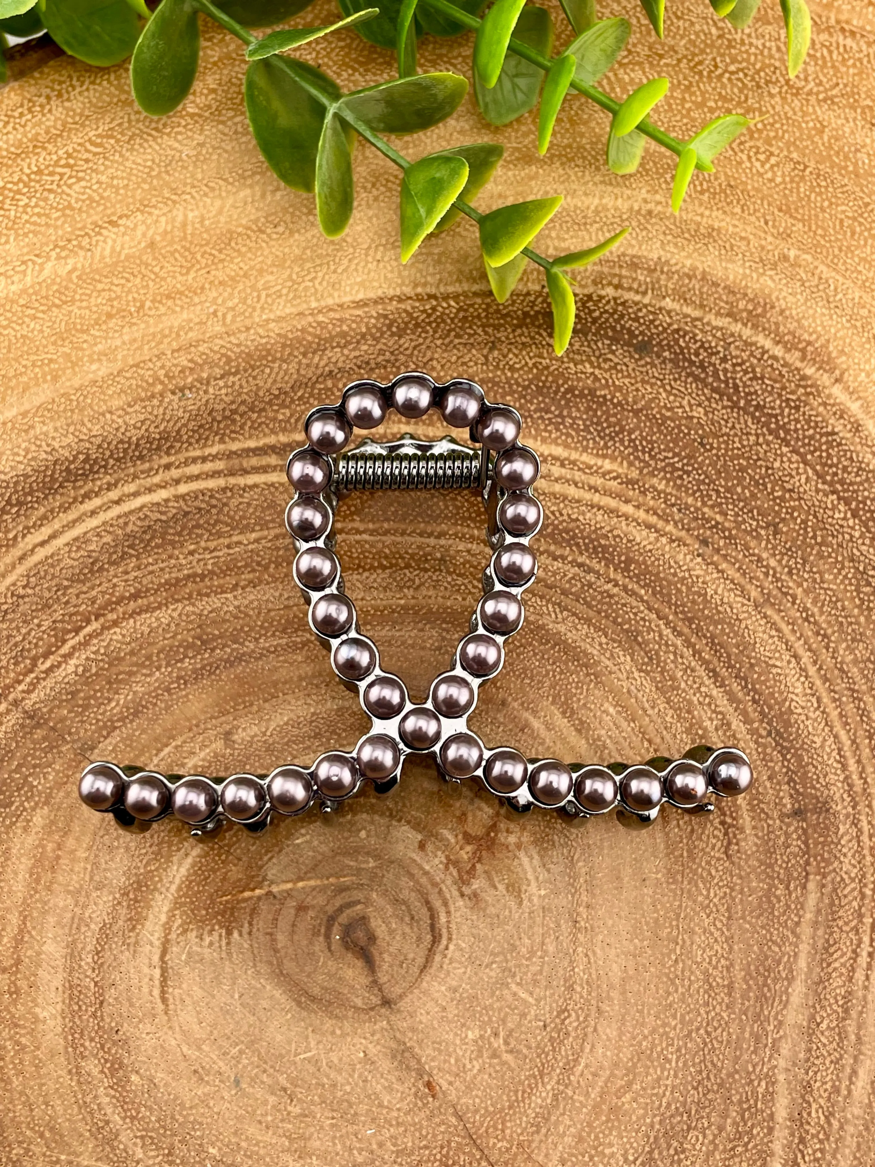 Parkland Beaded Claw Clip