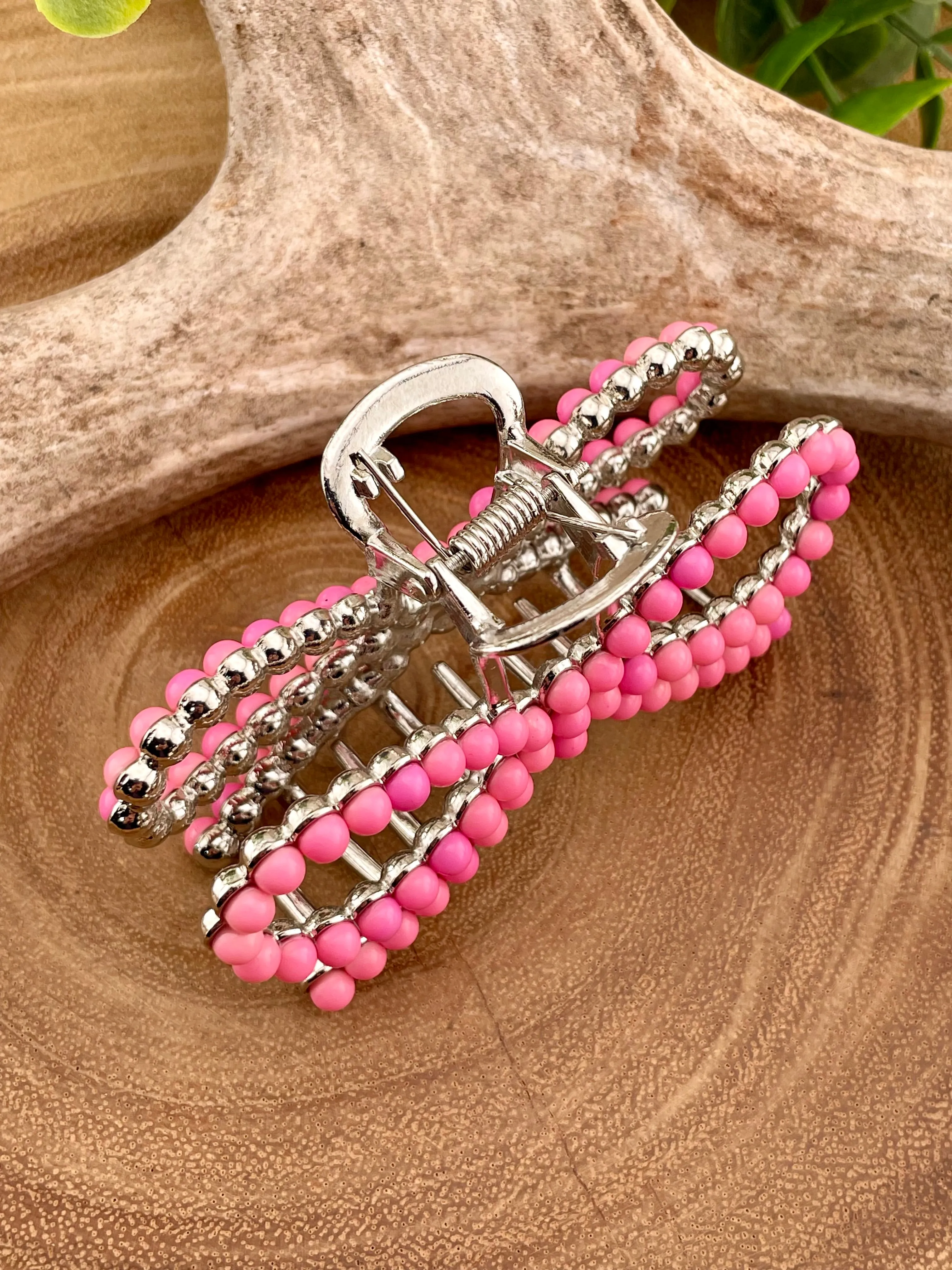 Parkland Beaded Claw Clip