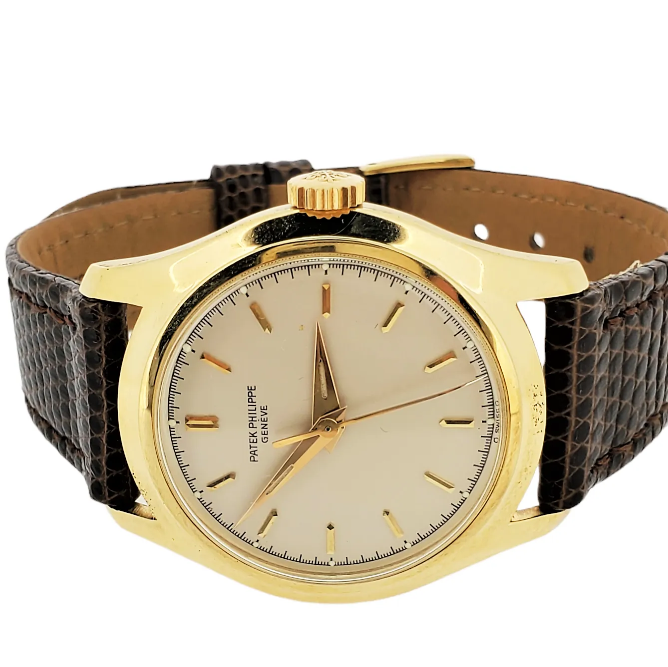 Patek Philippe 2533J Vintage Calatrava, Screw down Back center sweep sweep; Circa 1955