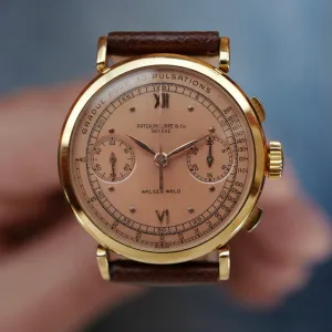 Patek Philippe Rose Gold Chronograph Ref. 591 retailed by Walser Wald (Private Sale)