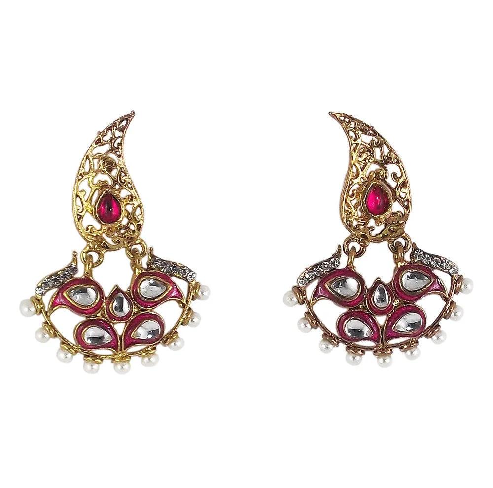 Pearl Beaded traditional Earrings for Girl & Woman