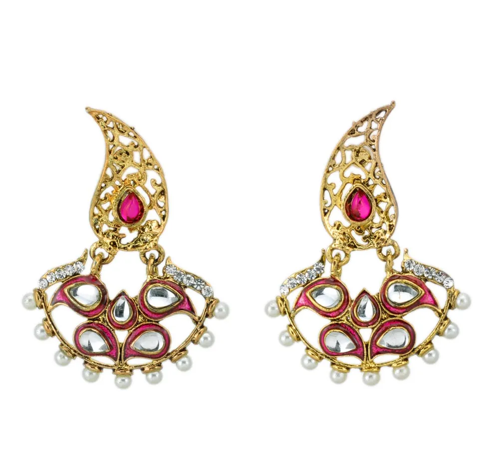 Pearl Beaded traditional Earrings for Girl & Woman