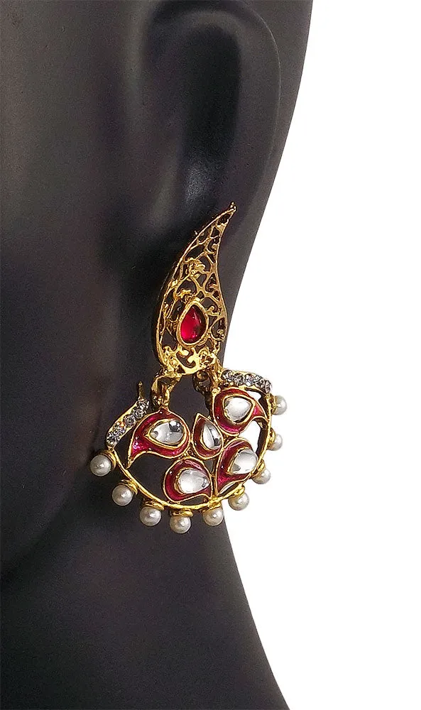 Pearl Beaded traditional Earrings for Girl & Woman