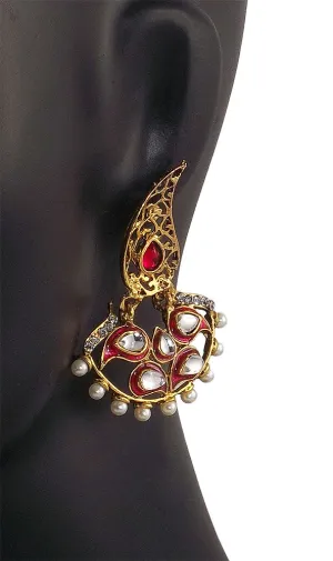 Pearl Beaded traditional Earrings for Girl & Woman