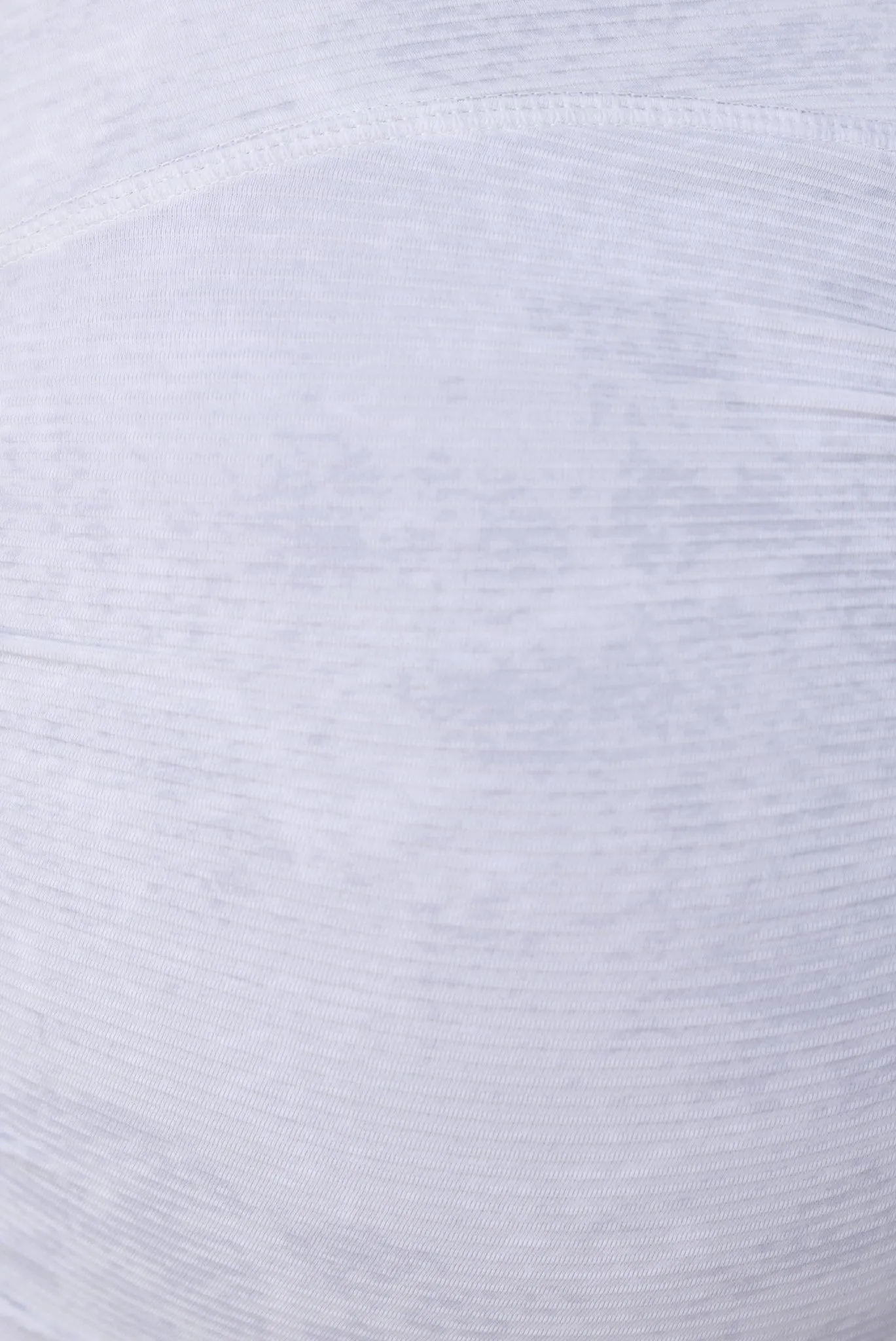 Peekaboo Ribbed Bra - Coconut