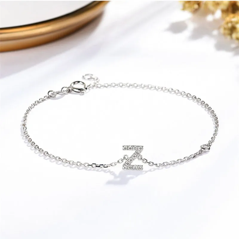 Personalized Diamond Initials Bracelet