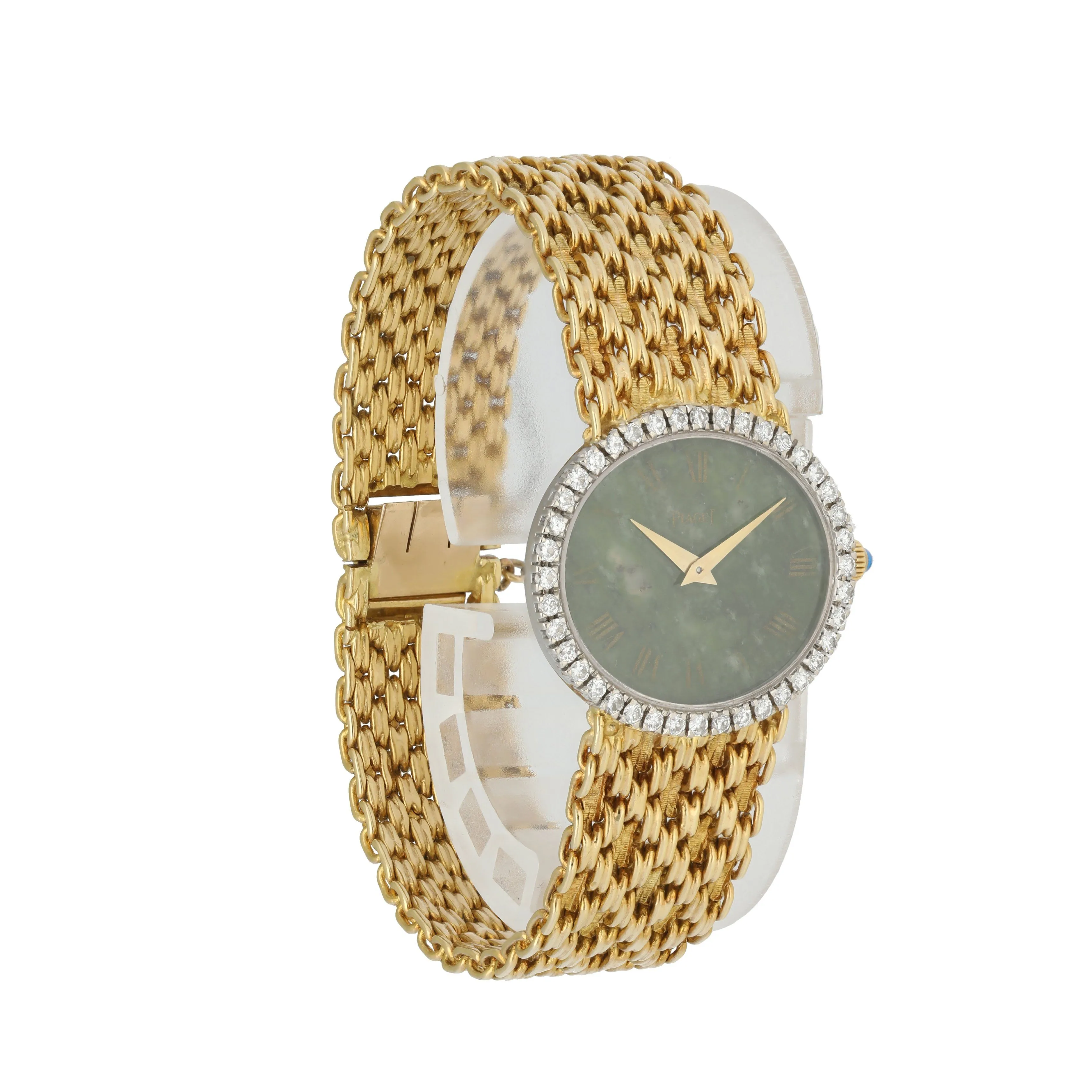 Piaget 9806 Diamond Bezel Yellow Gold Ladies Watch