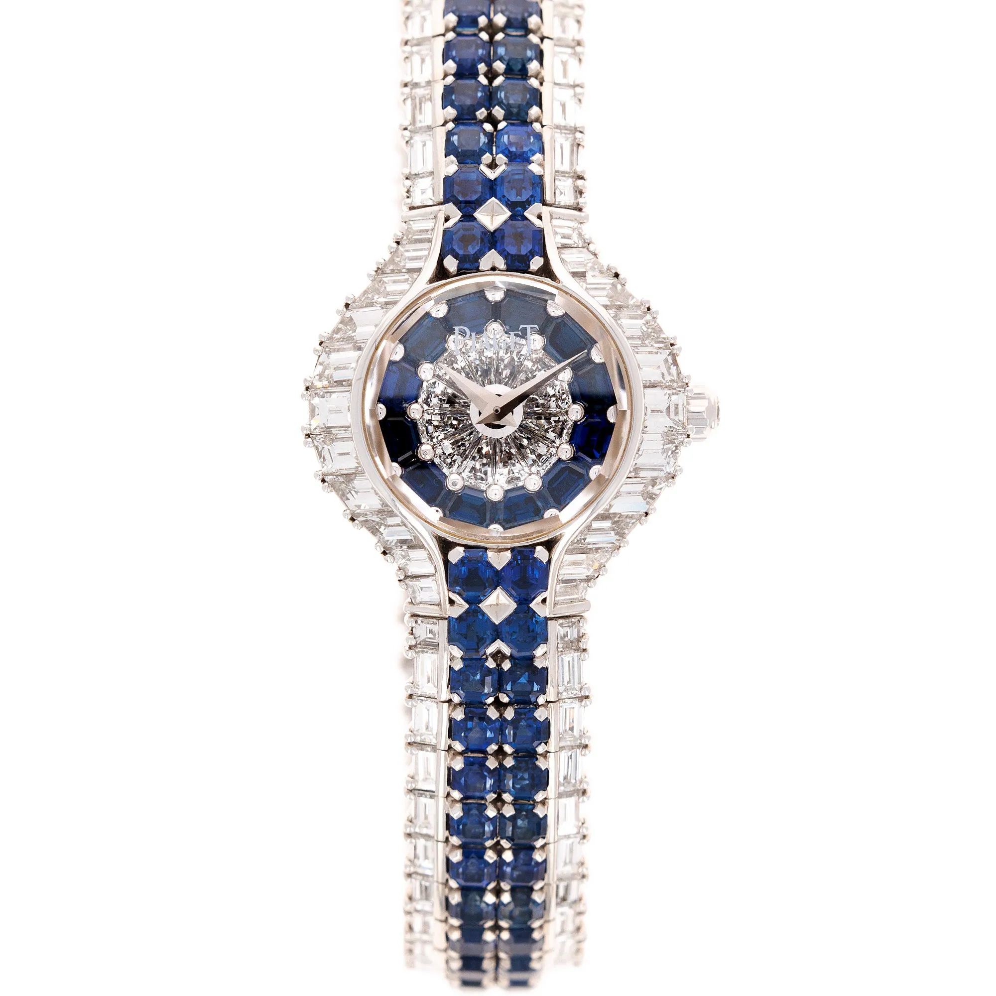 Piaget White Gold Diamond & Sapphire Watch Ref. 40030