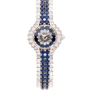 Piaget White Gold Diamond & Sapphire Watch Ref. 40030