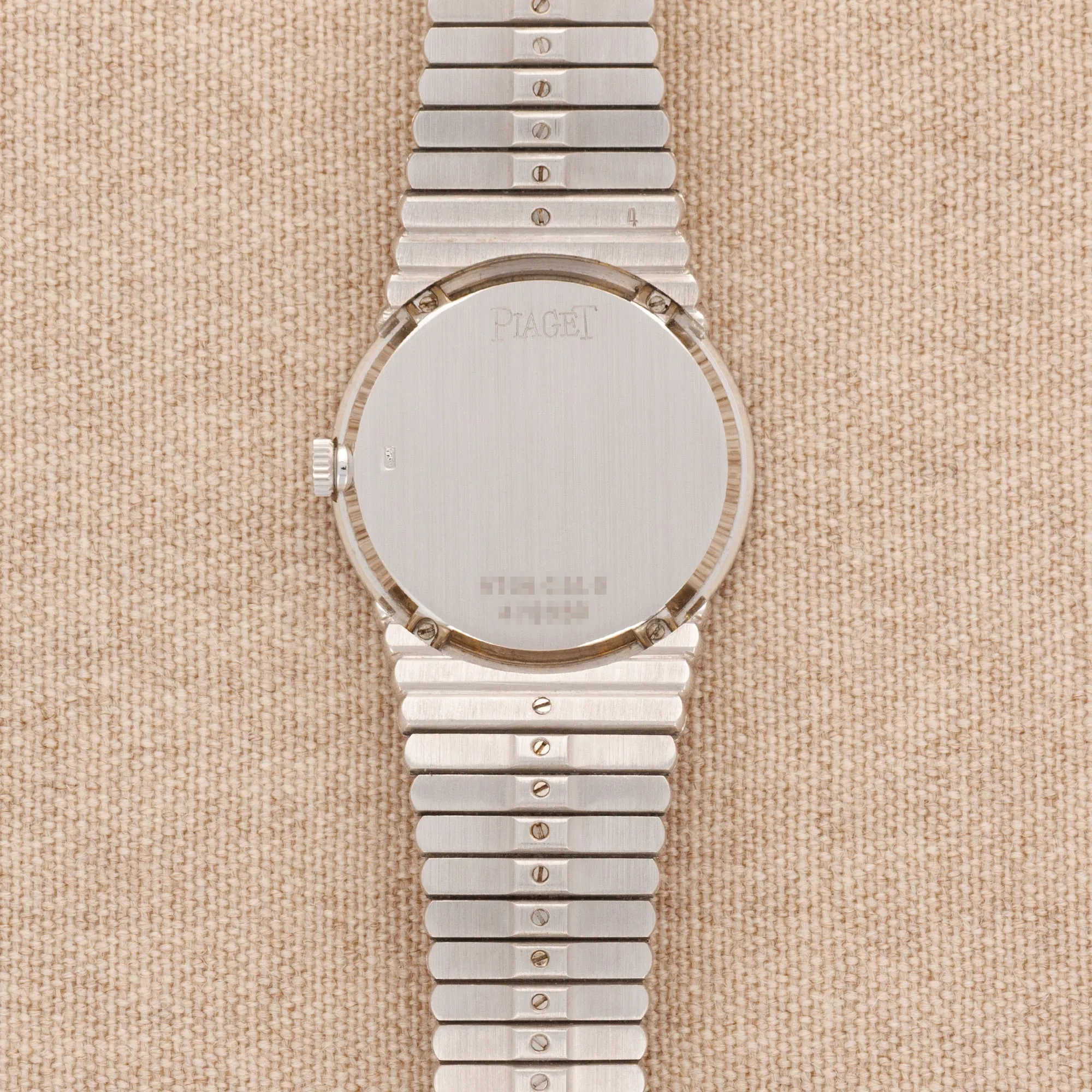 Piaget White Gold, Onyx and Diamond Watch Ref. 9706510
