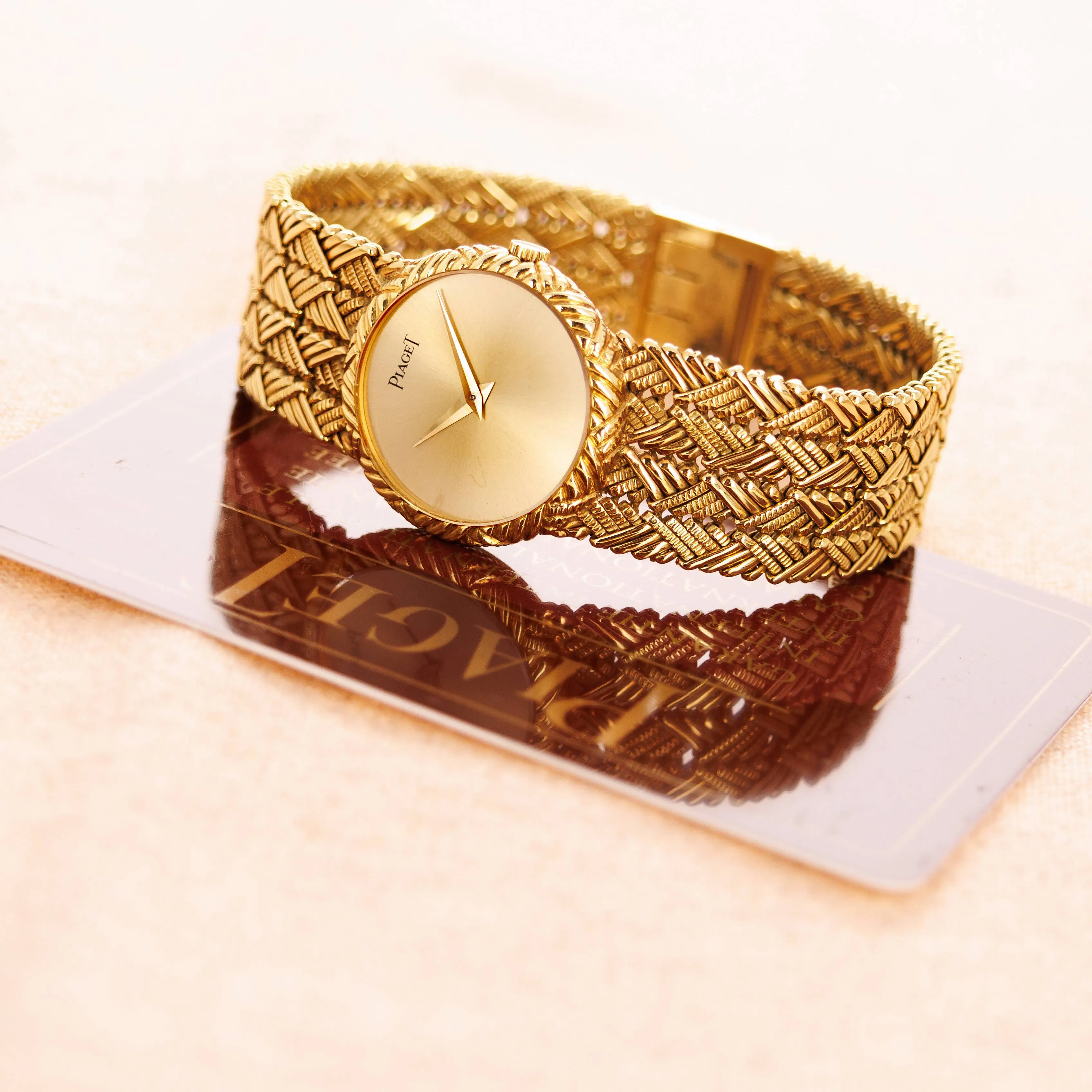 Piaget Yellow Gold Braided Bracelet Watch Ref. 922