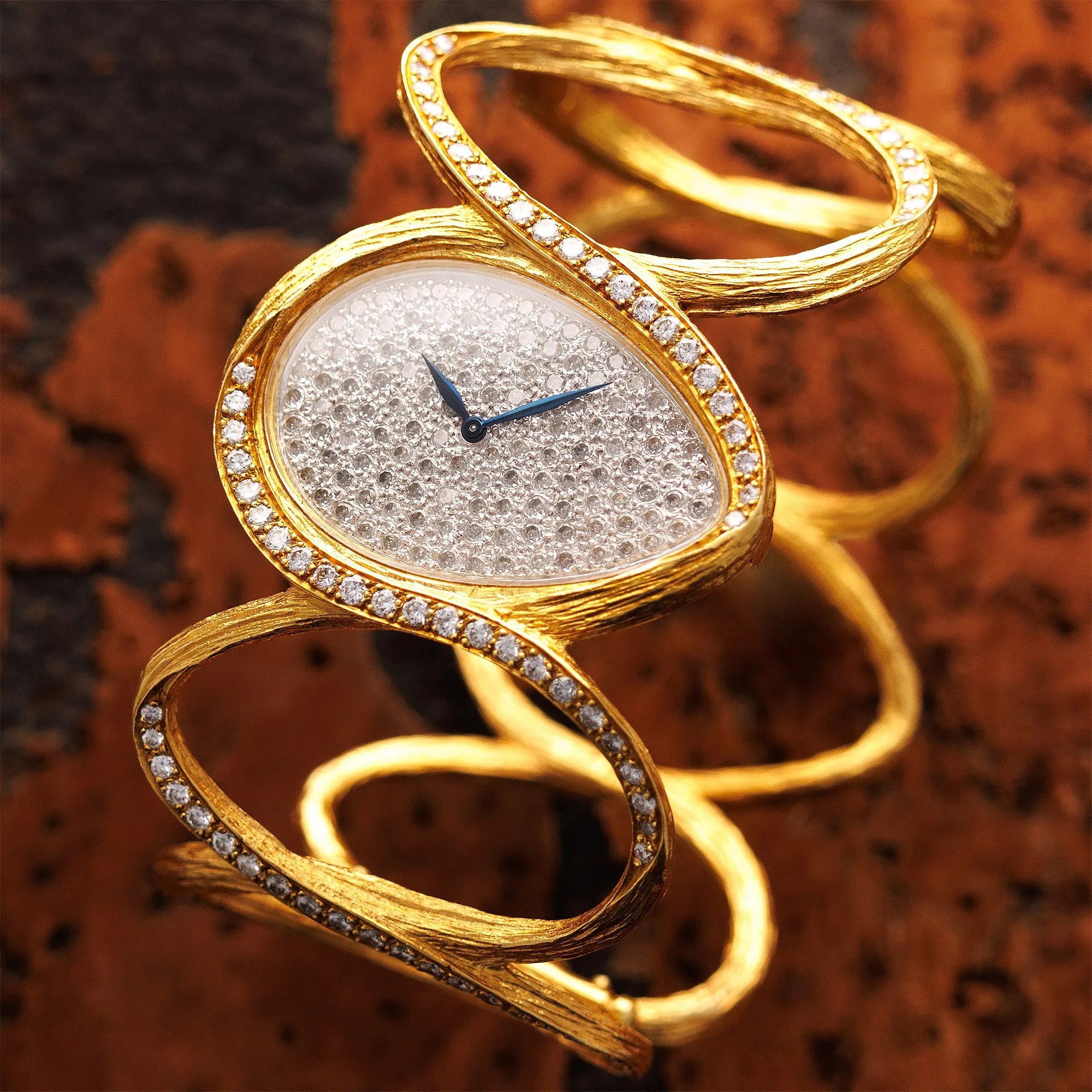 Piaget Yellow Gold Diamond Bangle Watch