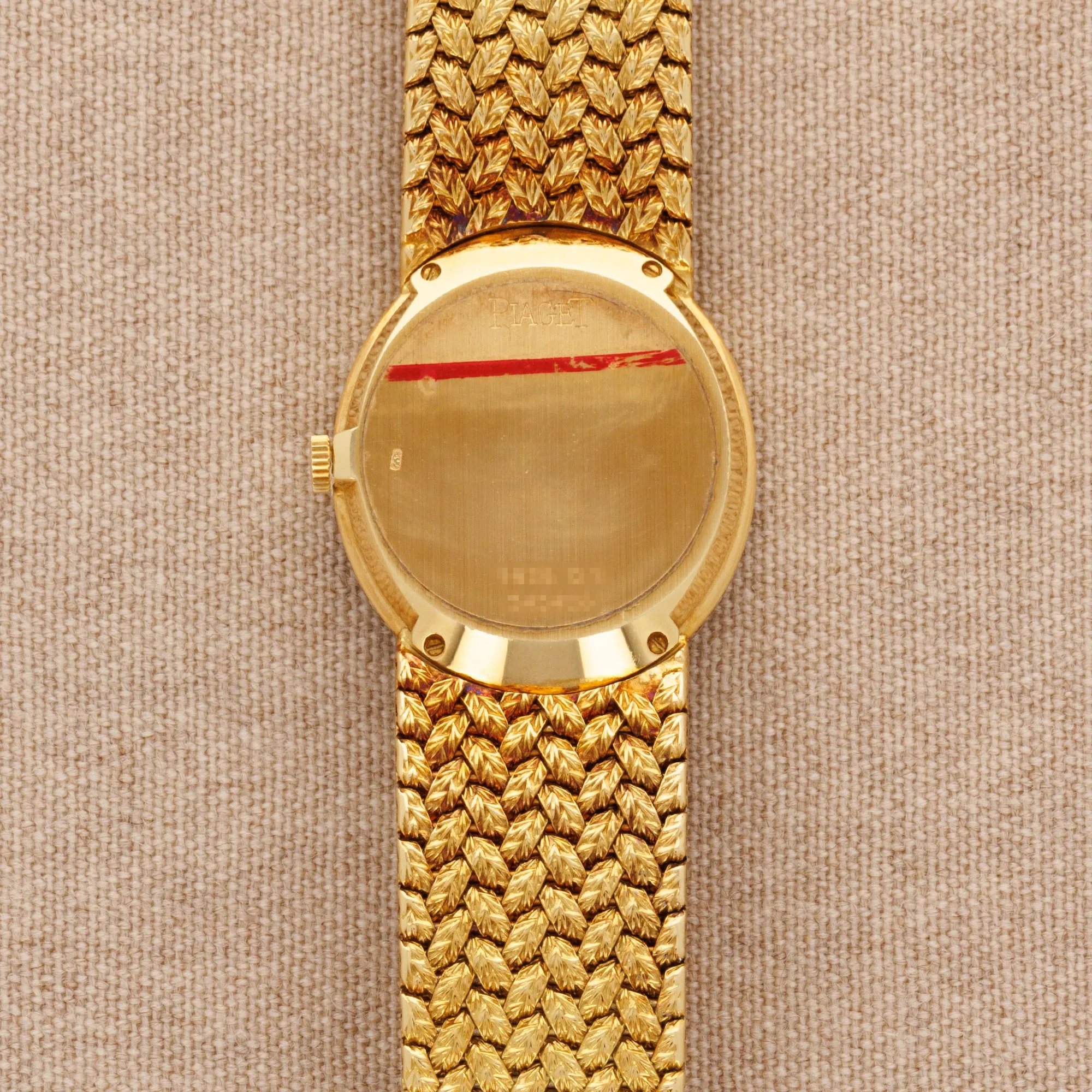 Piaget Yellow Gold, Onyx and Diamond Watch Ref. 9826
